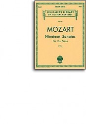 W.A. Mozart: Nineteen Sonatas For The Piano (noty, klavír)