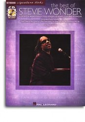 Keyboard Signature Licks: The Best Of Stevie Wonder (noty, akordy, texty, klavír, kytara, zpěv) (+audio)