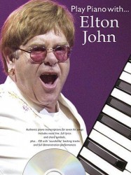 Play Piano With... Elton John (noty, akordy, texty, klavír, kytara, zpěv) (+audio)