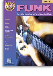 Bass Play-Along 5: Funk (tabulatury, noty, baskytara) (+audio)