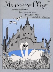 Maurice Ravel: Ma Mere L'Oye (Mother Goose) (noty na čtyřruční klavír)
