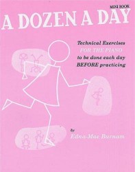 Edna Mae Burnam: A Dozen A Day Mini Book (noty na klavír)
