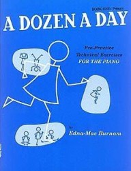 Edna Mae Burnam: A Dozen A Day Book 1: Primary (noty na klavír)