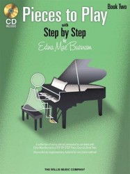 Edna Mae Burnam: Step By Step Pieces To Play - Book 2 (noty na klavír) (+audio)