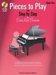 Edna Mae Burnam: Step By Step Pieces To Play - Book 1 (noty na klavír) (+audio)