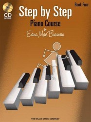Edna Mae Burnam: Step By Step Piano Course - Book 4 (noty na klavír) (+audio)