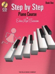 Edna Mae Burnam: Step By Step Piano Course - Book 1 (noty na klavír) (+audio)