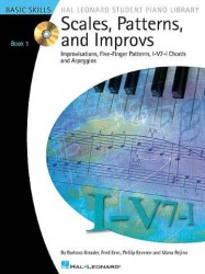 Scales, Patterns And Improvs - Book 1 (noty na sólo klavír) (+audio)