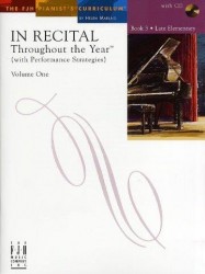In Recital - Throughout The Year (With Performance Strategies): Volume One - Book 3 (noty na sólo klavír) (+audio)