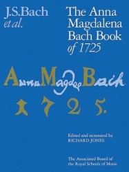 J.S.Bach: The Anna Magdalena Bach Book Of 1725 (noty na sólo klavír)
