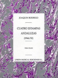 Joaquin Rodrigo: Cuatro Estampas Andaluzas Para Piano (noty na sólo klavír)