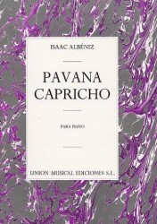 Albeniz Pavana Capricho Op.12 Piano (noty na sólo klavír)