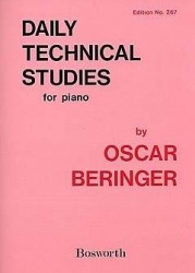 Oscar Beringer: Daily Technical Studies For Piano (noty na sólo klavír)
