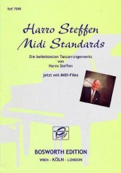 Harro Steffen: Middi Standards (noty na sólo klavír) (+floppy disk)
