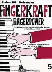 Schaum: Fingerkraft (Fingerpower) 5 (noty na sólo klavír)