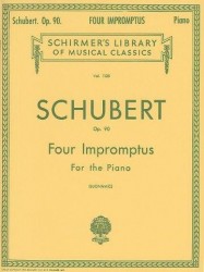Franz Schubert: Four Impromptus For Piano Op.90 (noty na sólo klavír)