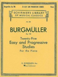 Friedrich Burgmuller: 25 Easy And Progressive Studies Op.100 (Complete) (noty na sólo klavír)