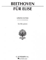 Ludwig Van Beethoven: Fur Elise / Pro Elišku (noty na sólo klavír)