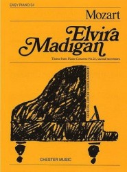 Mozart: Elvira Madigan (Easy Piano No.34) (noty na sólo klavír)