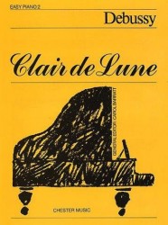 Claude Debussy: Clair de Lune / Ve svitu luny (Easy Piano No.2) (noty na sólo klavír)
