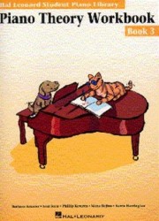 Hal Leonard Student Piano Library: Piano Theory Workbook Book 3 (noty na sólo klavír)