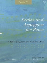 Josephine Koh: Scales And Arpeggios For Piano - Fingering Method (Grade 7) (noty na sólo klavír)