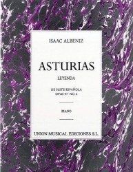 Albeniz: Asturias (leyenda) De Suite Espanola Op.47 No.5 (noty na sólo klavír)