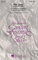 Andrew Lloyd Webber: Pie Jesu (Requiem) (noty na sborový zpěv SATB) - SADA 5 ks