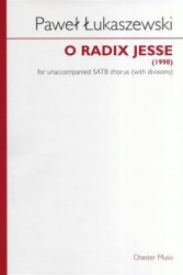 Pawel Lukaszewski: O Radix Jesse (noty na sborový zpěv SATB) - SADA 5 ks