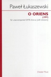 Pawel Lukaszewski: O Oriens (noty na sborový zpěv SATB) - SADA 5 ks