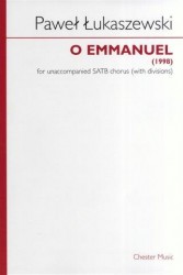 Pawel Lukaszewski: O Emmanuel (noty na sborový zpěv SATB) - SADA 5 ks