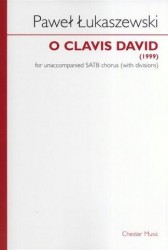 Pawel Lukaszewski: O Clavis David (noty na sborový zpěv SATB) - SADA 5 ks