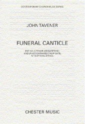 John Tavener: Funeral Canticle (noty na sborový zpěv SATB) - SADA 5 ks