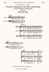 Bernard Rose: Versicles, Responses And The Lord's Prayer (noty na sborový zpěv SATB) - SADA 5 ks