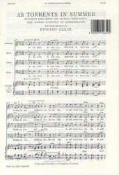 Edward Elgar: As Torrents In Summer (noty na sborový zpěv SATB) - SADA 5 ks