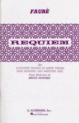 Gabriel Faure: Requiem (Vocal Score) (noty na sborový zpěv SATB, klavír)
