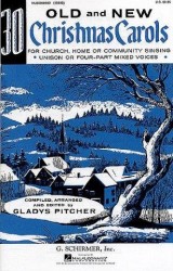 30 Old And New Christmas Carols (Four-Part) (noty na sborový zpěv SATB, klavír) - SADA 5 ks