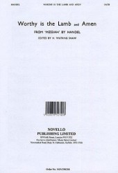 G.F. Handel: Worthy Is The Lamb And Amen (noty na sborový zpěv SATB, klavír) - SADA 5 ks