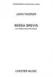 John Tavener: Missa Brevis (Treble Voices) (noty na trojhlasý vysoký zpěv, varhany) - SADA 5 ks