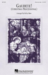 Gaudete! (Christmas Processional) (noty na dvojhlasý sborový zpěv, perkuse) - SADA 5 ks