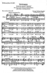 G.F. Handel: Hallelujah Chorus (Messiah) (noty na sborový zpěv SAB, klavír) - SADA 5 ks