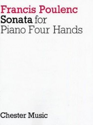 Francis Poulenc: Sonata For Piano 4 Hands (noty na čtyřruční klavír)