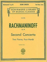 Sergej Rachmaninov: Piano Concerto No.2 In C Minor Op.18 (noty na čtyřruční klavír)