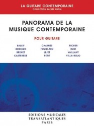 Rafaël Andia: Panorama De La Musique Contemporaine (noty na kytaru)