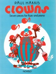Paul Harris: Clowns (noty na příčnou flétnu, klavír)