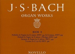 J.S. Bach: Organ Works Book 8 (noty na varhany)