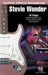 Stevie Wonder: Guitar Chord Songbook (akordy na kytaru, texty písní)