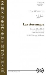 Eric Whitacre: Lux Aurumque (TTBB) (noty na sborový zpěv) - SADA 5 ks