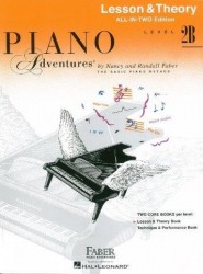 Faber Piano Adventures: Level 2B Lesson And Theory Book - International Anglicized Edition (noty na sólo klavír)