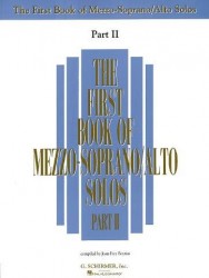 The First Book Of Mezzo-Soprano/Alto Solos Part II (noty na zpěv, klavír)